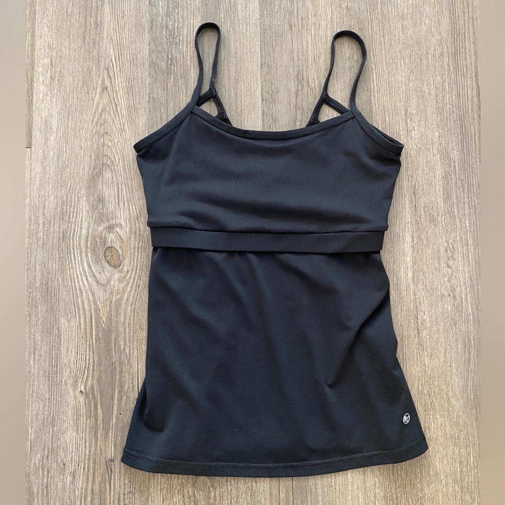 Mesh Back Active Tank with Strappy Back and Built in Bra • WW Sportown